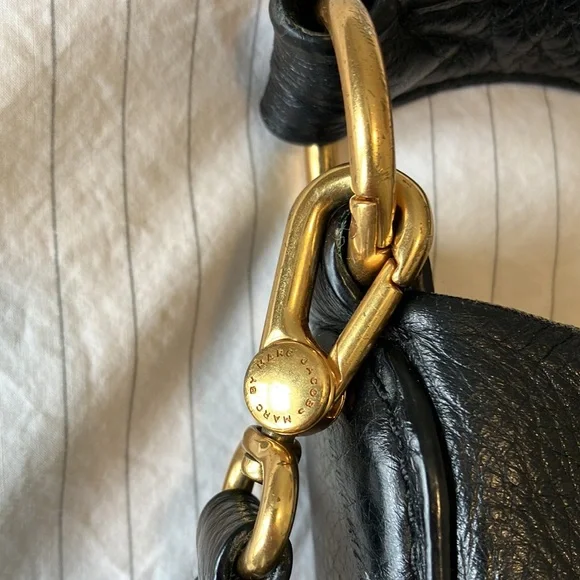 Marc By Marc Jacobs Textured Black Hobo Bag - Picture 4 of 8